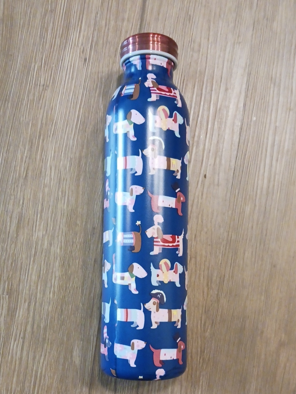 20oz Retro-Doxie In Sweaters Stainless Steel Water Bottle.